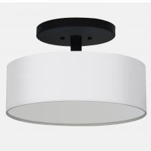 Whitfield SF1605-PWBK - 3 Light Semi Flush