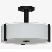 Whitfield SF4029-14BK - 3 Light Semi Flush