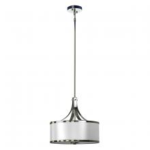 Whitfield SH2316-PWCH - 3 Light Chandelier Drum Shade