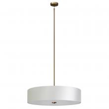 Whitfield SH3007-PWNG - 5 Light Chandelier Drum Shade