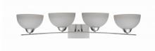 Whitfield VL107-4AWSS - 4 Light Bathroom Vanity