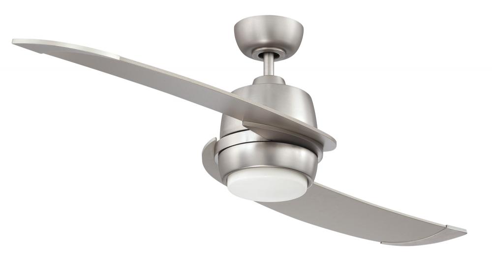 ELLIPSE 52 in. LED 2-blade Satin Nickel Ceiling Fan