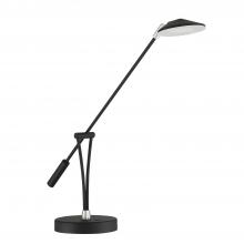 Kendal PTL5015-BLK/SN - LAHOYA Black & Satin Nickel Desk Lamp