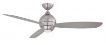 Kendal AC20352-SN - SPHERE 52 in. LED Satin Nickel Ceiling Fan