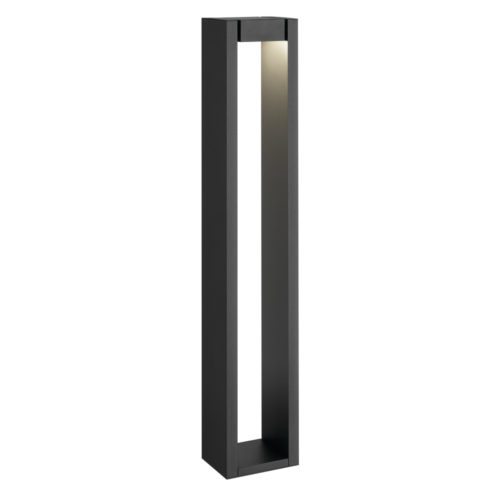 12 Volt 3000K LED 25.4" Aimed Bollard in Textured Black