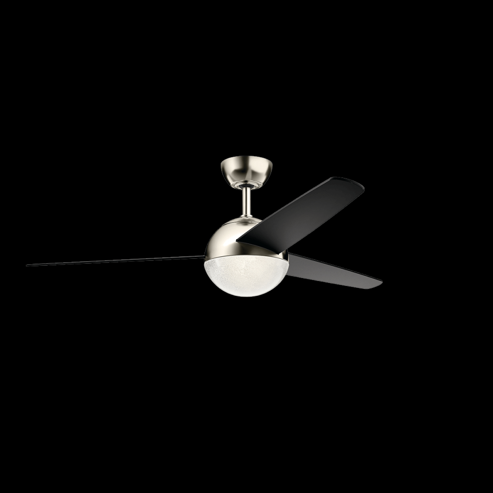 Bisc LED 56" Fan Polished Nickel