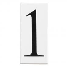 Kichler 4301 - Address Light Number 1 Panel White (10 pack)