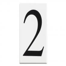 Kichler 4302 - Address Light Number 2 Panel White (10 pack)