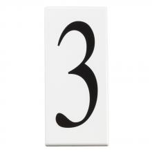 Kichler 4303 - Address Light Number 3 Panel White (10 pack)