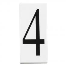 Kichler 4304 - Address Light Number 4 Panel White (10 pack)