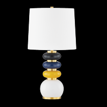 Mitzi by Hudson Valley Lighting HL820201-AGB/CMM - ROBYN Table Lamp