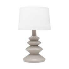 Mitzi by Hudson Valley Lighting HL336201-GRY/GL - 1 LIGHT TABLE LAMP