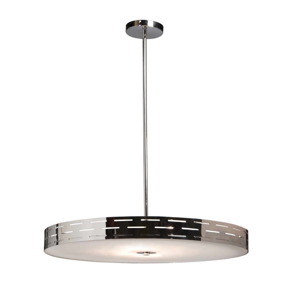 Seattle 5 Light  Chrome Pendant