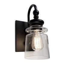 Artcraft AC11591BK - Castara 1 Light Wall Light AC11591BK