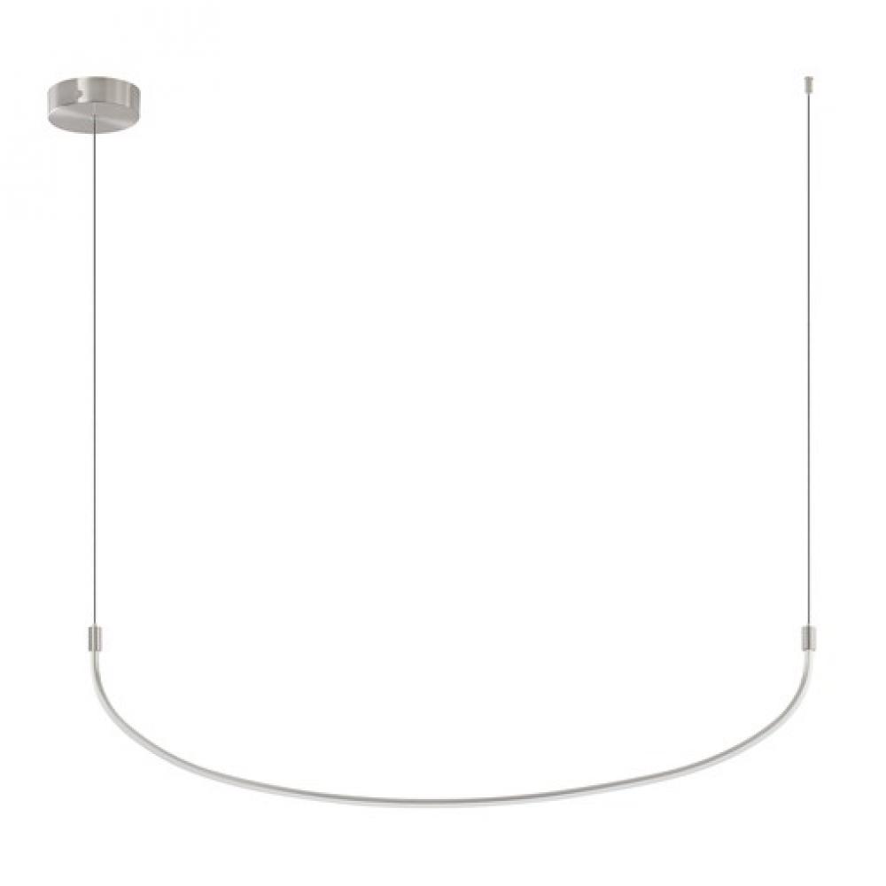 Talis 48-in Brushed Nickel LED Linear Pendant