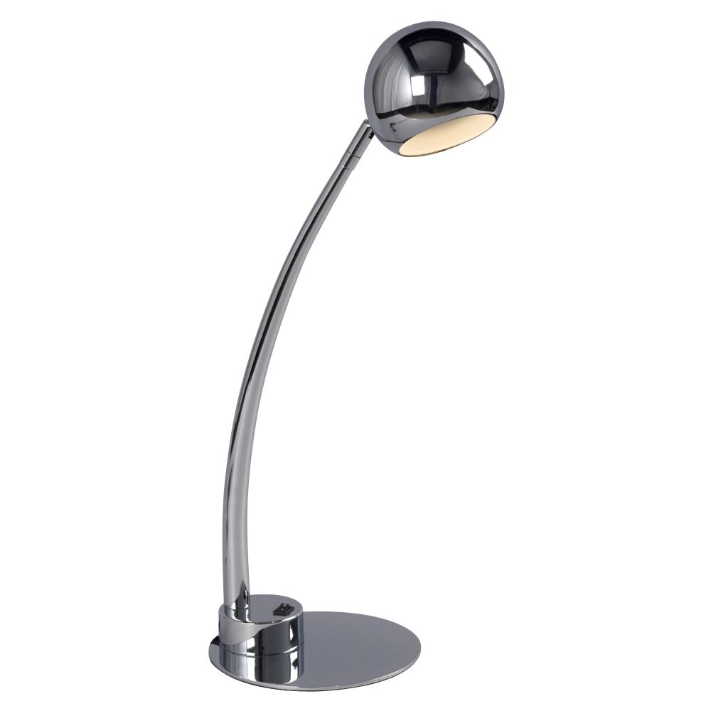 5W LED Table/Desk Lamp in Polished Chrome with On/Off Switch