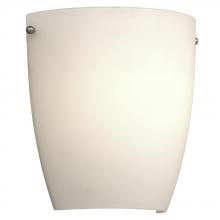 Galaxy Lighting 200301BN - Single Light Wall Sconce - Brushed Nickel w/ Frosted White Glass