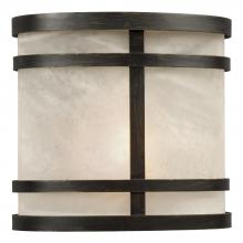 Galaxy Lighting 310760ORB - Outdoor Wall Fixture - Oil Rubbed Bronze w/ Marbled Glass