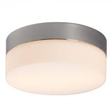 Galaxy Lighting L612312CH007A2 - LED Flush Mount Ceiling Light - in Polished Chrome finish with Satin White Glass