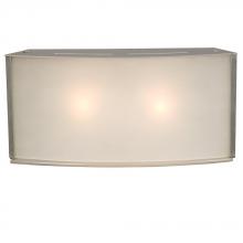 Galaxy Lighting 700691SLV - Wall Sconce - Silver w/ Frosted Glass