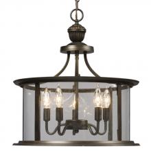 Galaxy Lighting 912301ORB - Pendant - Oil Rubbed Bronze with Clear Glass