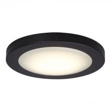 Galaxy Lighting L646130BK - 7.5" LED Slimline Surface Mount - in Black finish with Polycarbonate Lens (AC LED, Dimmable, 300