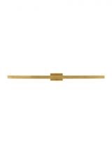 Visual Comfort & Co. Modern Collection 700DES36NB-LED930-277 - Dessau Modern Dimmable LED 36 Picture Light in a Natural Brass/Gold Colored Finish