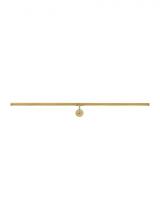 Visual Comfort & Co. Modern Collection 700PLUD30NB-LED930 - Modern Plural Dome Dimmable LED 30 Picture Light in a Natural Brass/Gold Colored Finish