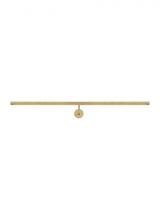 Visual Comfort & Co. Modern Collection 700PLUF24NB-LED927 - Modern Plural Faceted Dimmable LED 24 Picture Light in a Natural Brass/Gold Colored Finish