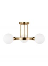 Visual Comfort & Co. Studio Collection 7761603-848 - Clybourn Three Light Semi-Flush Mount