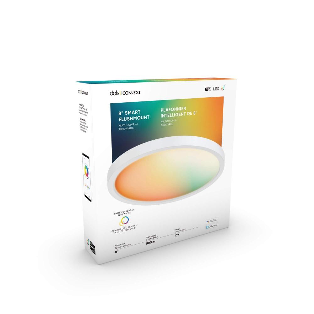 8 Inch Smart RGB+CCT Flush Mount
