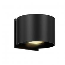 Dals LEDWALL002D-BK - Round LED wall sconce
