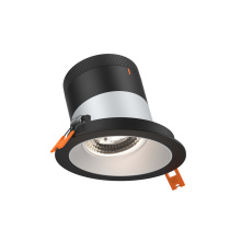 Dals RC04-CC-20-SLAZ-TBK - 4in Modular Downlight, 5CCT, 20 degree Beam Angle, Slope Ceiling, Alzak, Black Trim