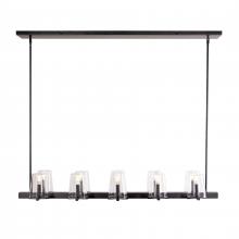 Russell Lighting LP6750/BK - Cleo - 10 Light Linear Pendant in Black