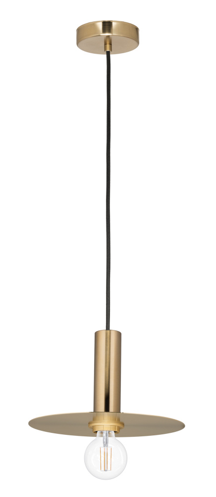 1 LT Open Bulb Mini Pendant w/ Brushed Gold finish