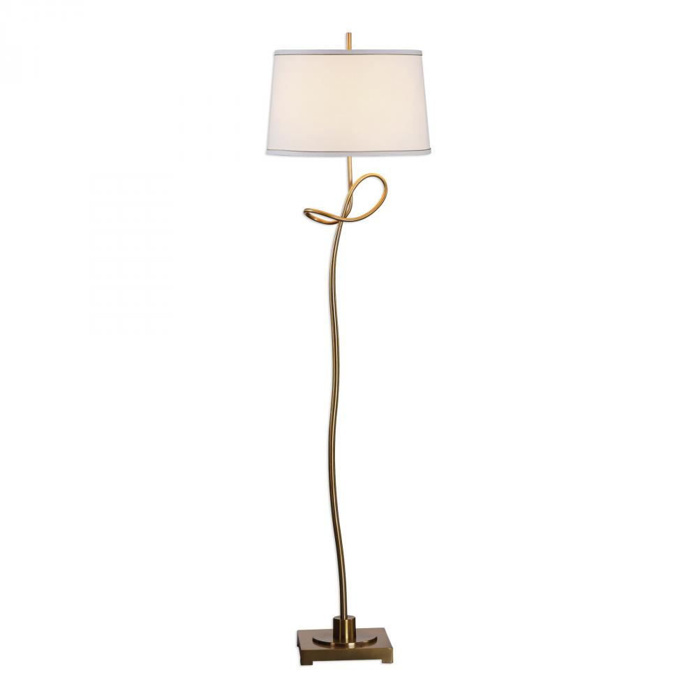 Uttermost Dalia Twisted Gold Floor Lamp