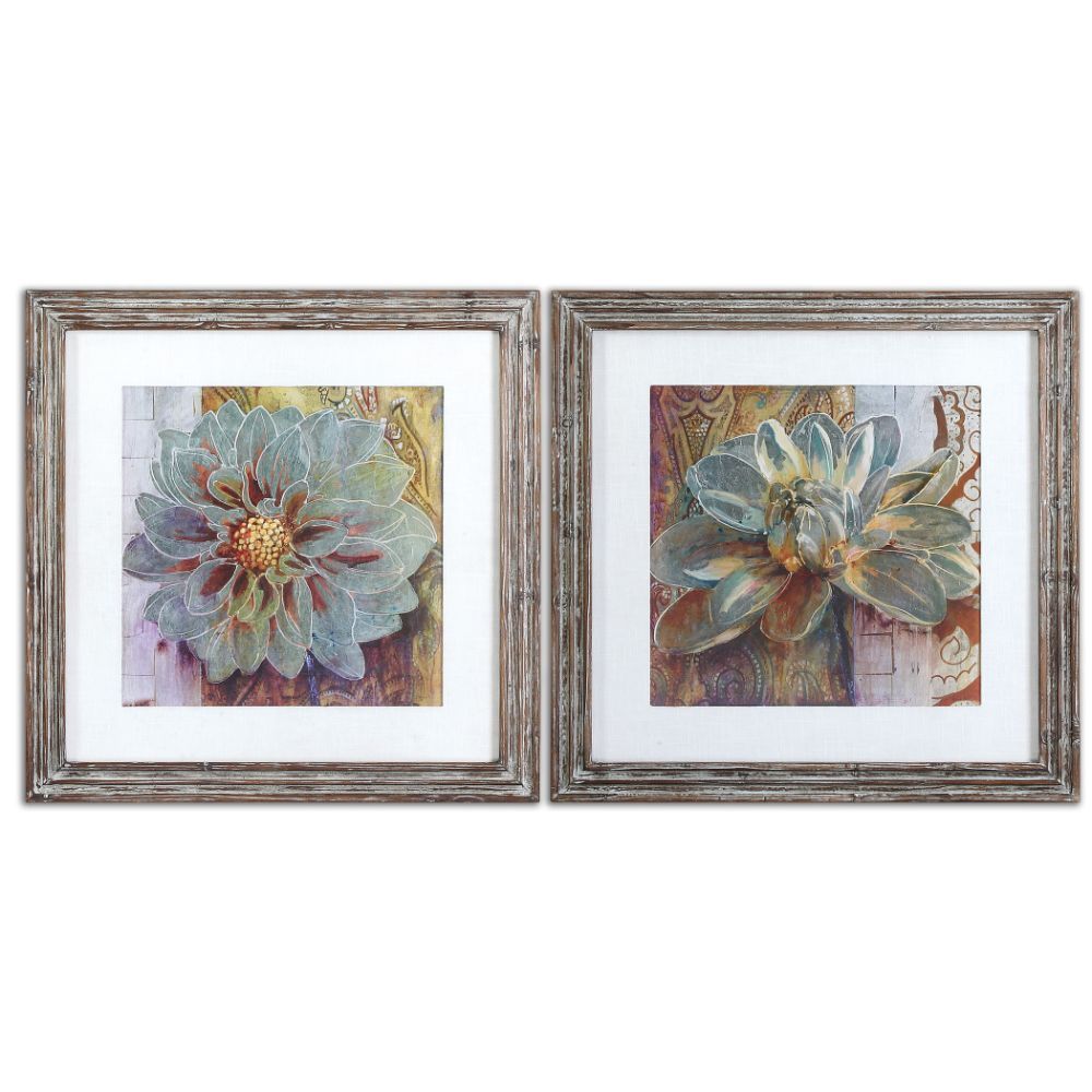 Uttermost Sublime Truth Floral Art, Set/2