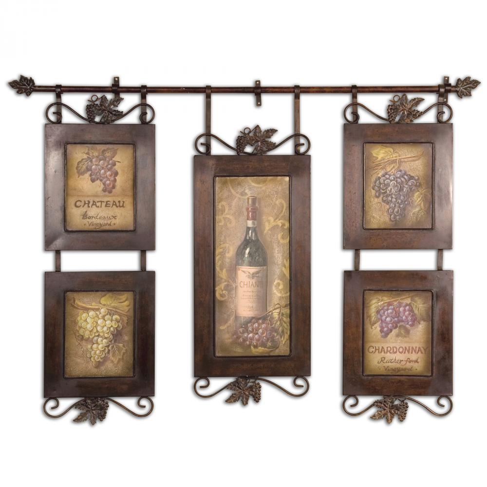 Uttermost Hanging Wine Framed Art