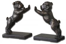 Uttermost 19643 - Uttermost Bulldogs Cast Iron Bookends, Set/2