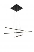 Bethel International Canada ALU03C45B - LED Chandelier Matte Black