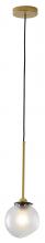 Bethel International Canada AV76P6G - Single Pendant Lighting Gold