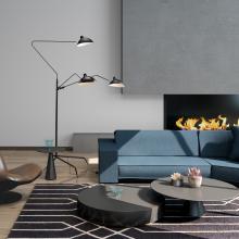 Bethel International Canada BEL23BLK - Floor Lamp Black