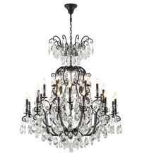 Bethel International Canada BET78C51BLK - Matte Black Chandelier