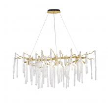 Bethel International Canada CN10C47C - Aluminum and Glass Chandelier