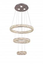 Bethel International Canada DIN05C25CH - LED Chandelier Chrome