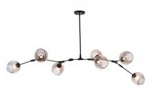 Bethel International Canada DLS58C70B - Chandelier Metal & Glass