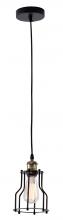 Bethel International Canada DU08P - Single Pendant Lighting Black