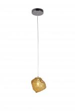 Bethel International Canada DU126A - Amber Single Pendant Lighting