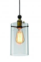 Bethel International Canada DU39 - Single Pendant Lighting Black & Brass