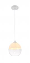 Bethel International Canada DU68WH - White Single Pendant Lighting